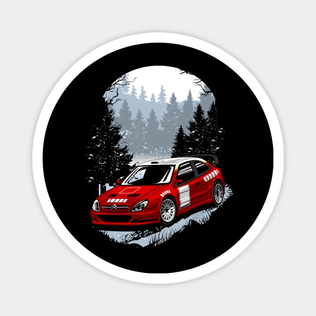 Xsara WRC 2001 Magnet by pujartwork